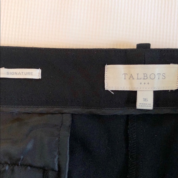 Talbots black signature slacks size 16 - Picture 3 of 3